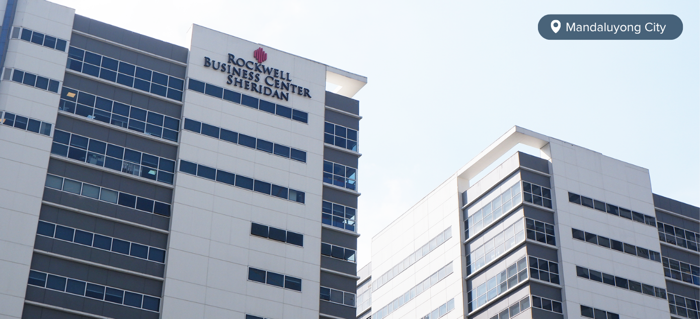 Rockwell Business Center Sheridan a strategically located office building in Mandaluyong