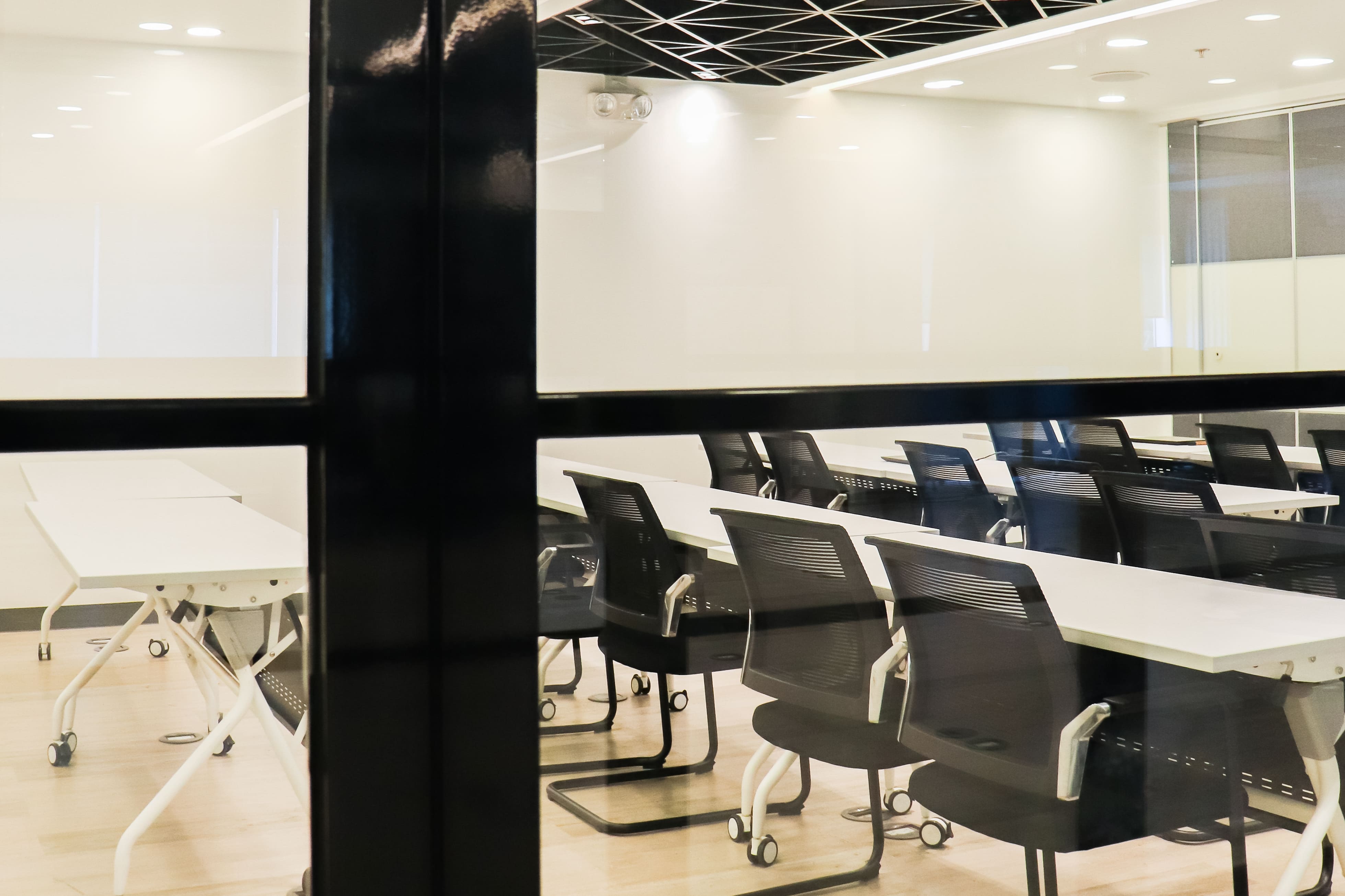 Meeting room in a business space for rent in Rockwell Business Center Ortigas 